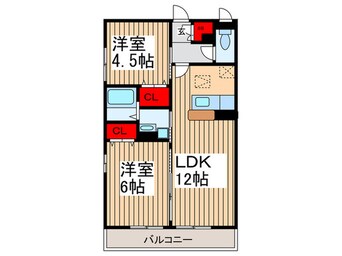 間取図 ＯＴＴ　ｓ　ＨＩＲＯ　Ⅱ