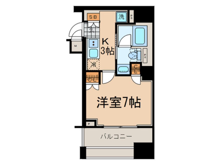 間取図 コンフォリア渋谷WEST