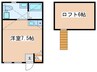 ノアール向ヶ丘遊園 1Rの間取り