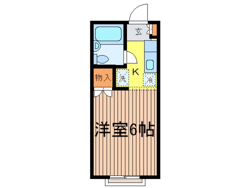 間取図 モンシャトー冨沢