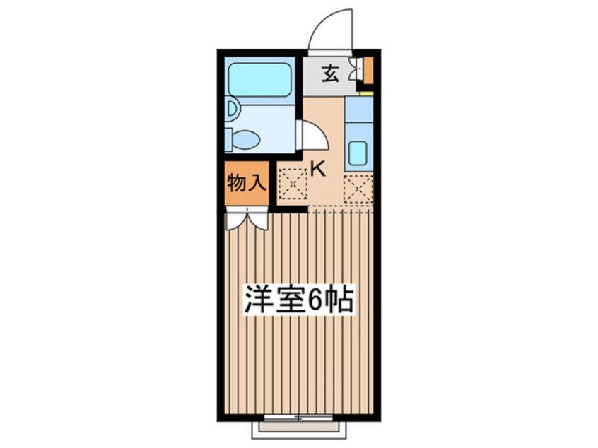 間取図 モンシャトー冨沢