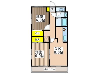 間取図 ガーデンハイツ大和田