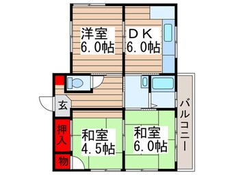 間取図 日の出マンション