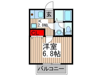 間取図 キャメル宮原Ⅳ