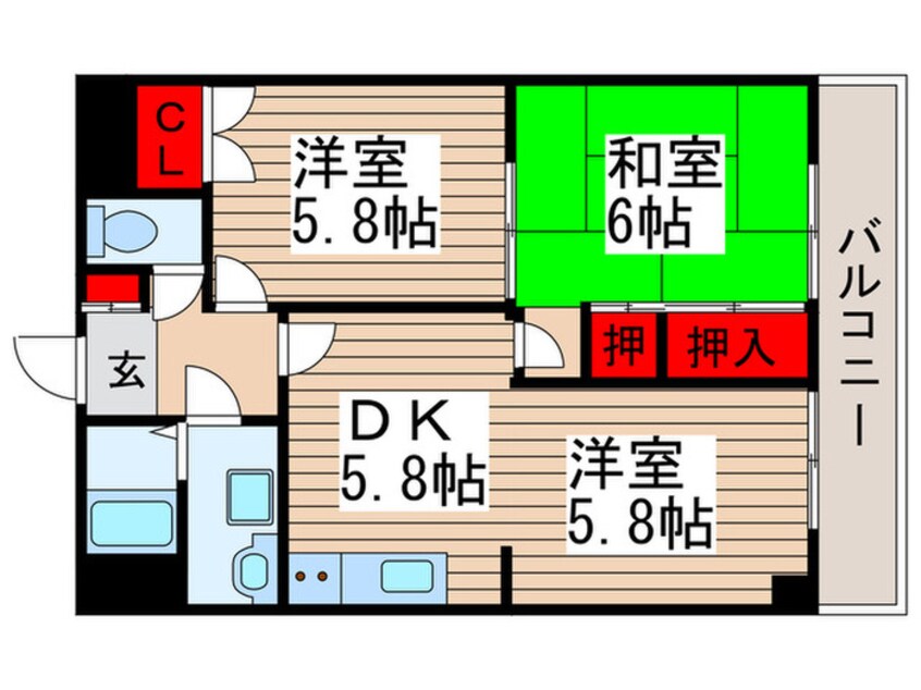 間取図 西原レジデンス