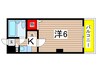 クオリティパレス 1Kの間取り