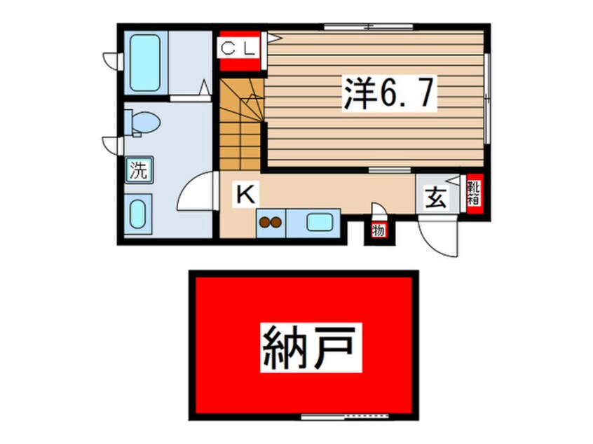 間取図 キャトル・エピス