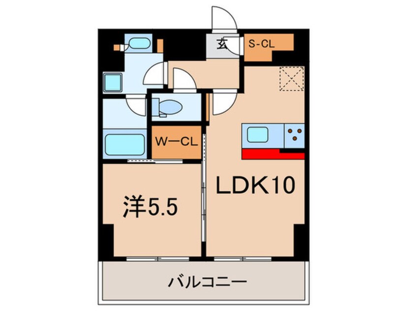 間取図 ベルファース大井町グランデ