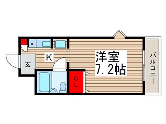 間取図 フレゾン八柱