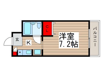 間取図 フレゾン八柱