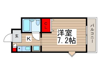 間取図 フレゾン八柱