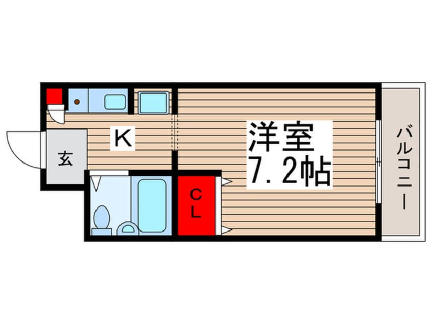 間取図 フレゾン八柱