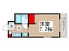 フレゾン八柱 1Kの間取り