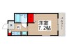 フレゾン八柱 1Kの間取り