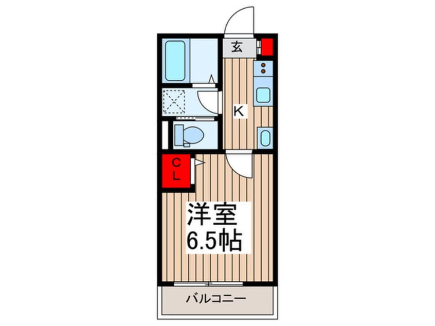 間取図 MELDIA幕張町6丁目