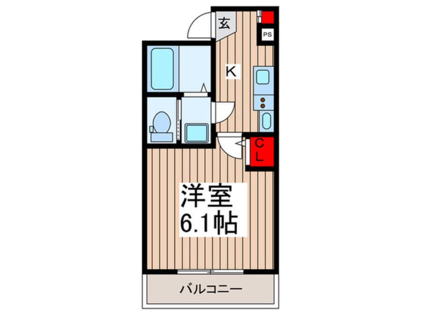 間取図 MELDIA幕張町6丁目