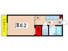 ア・ミッド 1Kの間取り