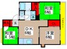 シズハイツサカエ 3DKの間取り