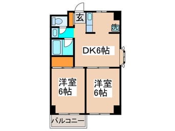 間取図 ランデン宮前