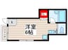 ア－ク船堀 1Rの間取り