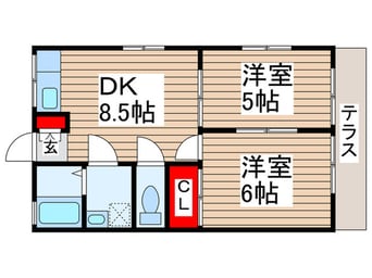 間取図 グリーンハイツ