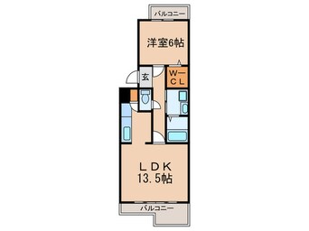 間取図 コ－ポレ－ト東伏見１２号棟