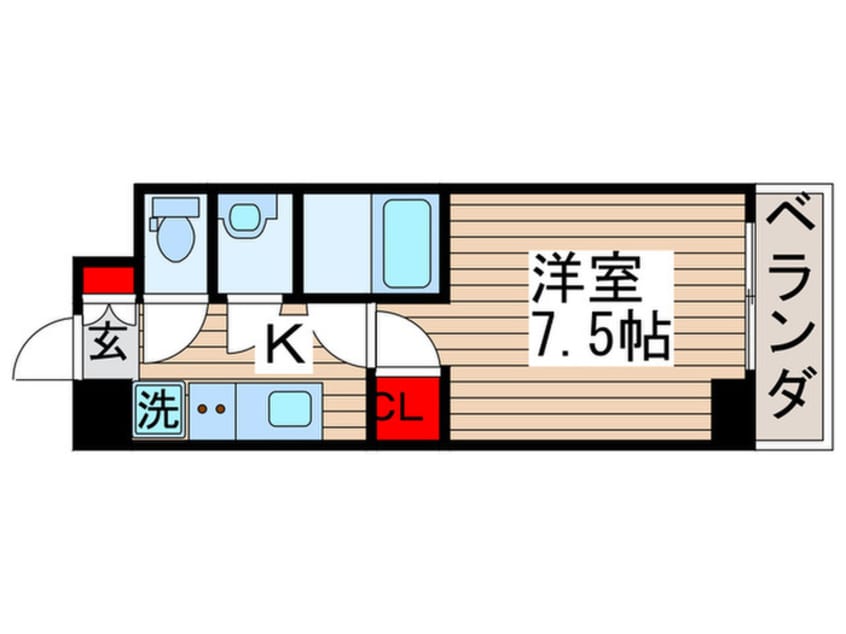 間取図 クレールブルー