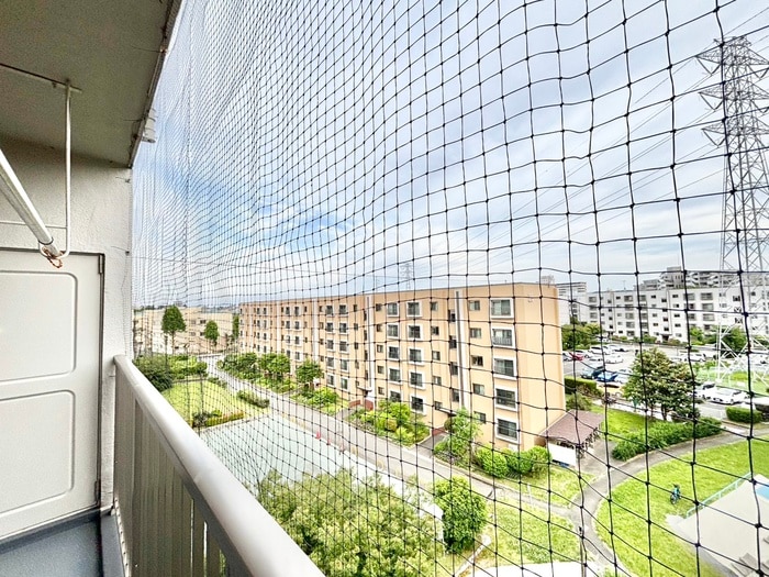 室内からの展望 立川富士見町住宅２７号棟