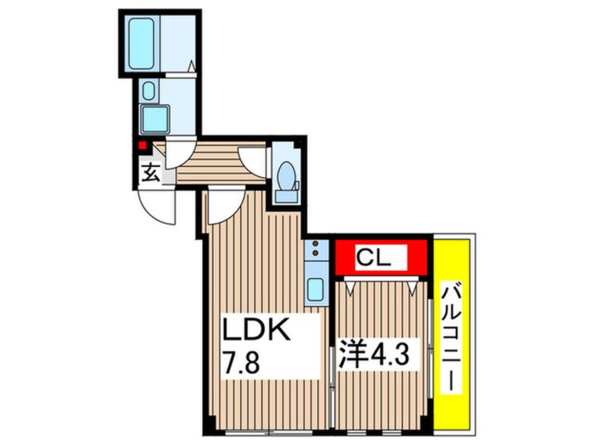 間取図 ＥＳＴＲＥＬＡ　森下