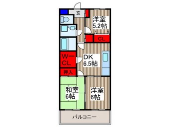 間取図 タカ－ラ・ハ－ヴェスト