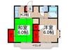 セントラルコ－ポ 2Kの間取り