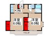 セントラルコ－ポ 2Kの間取り