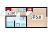 ヴェスタ南小岩 1Kの間取り
