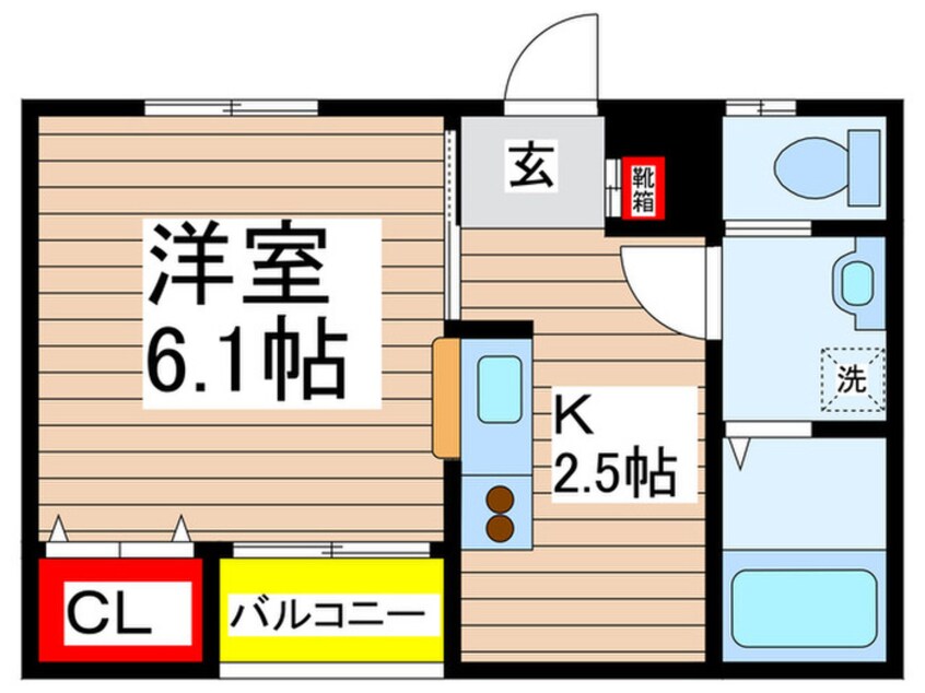 間取図 リバティコ－ポ
