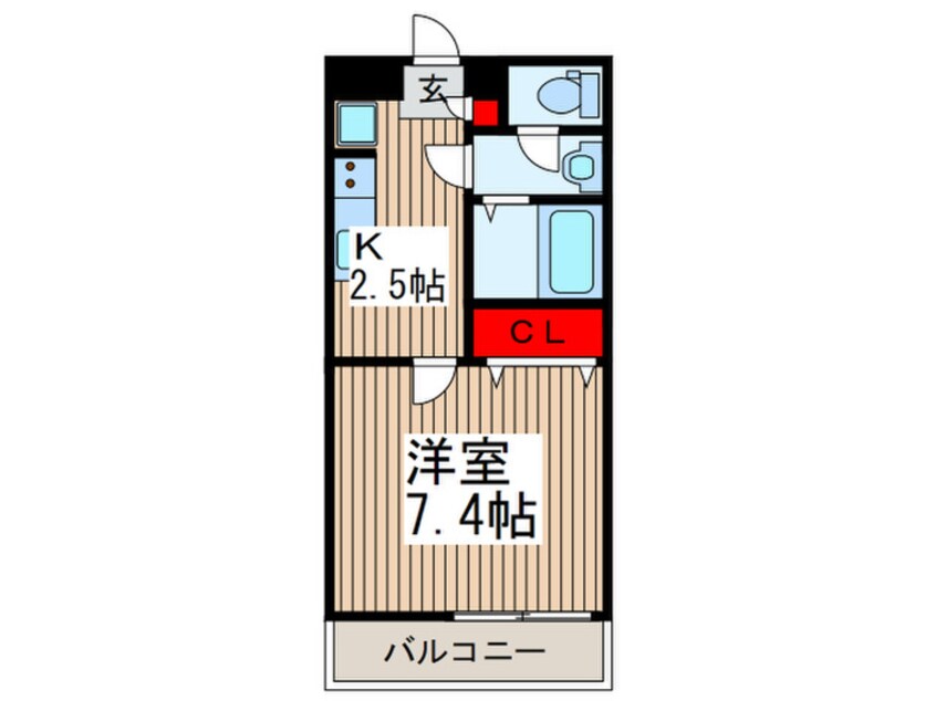 間取図 リブリ・ボヌール上戸田