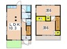 戸塚区矢部町戸建 2LDKの間取り