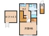ハレルヤハウス 1Kの間取り