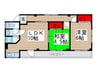 野口  コ―ポ 2LDKの間取り