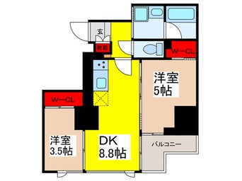 間取図 ジオエント秋葉原