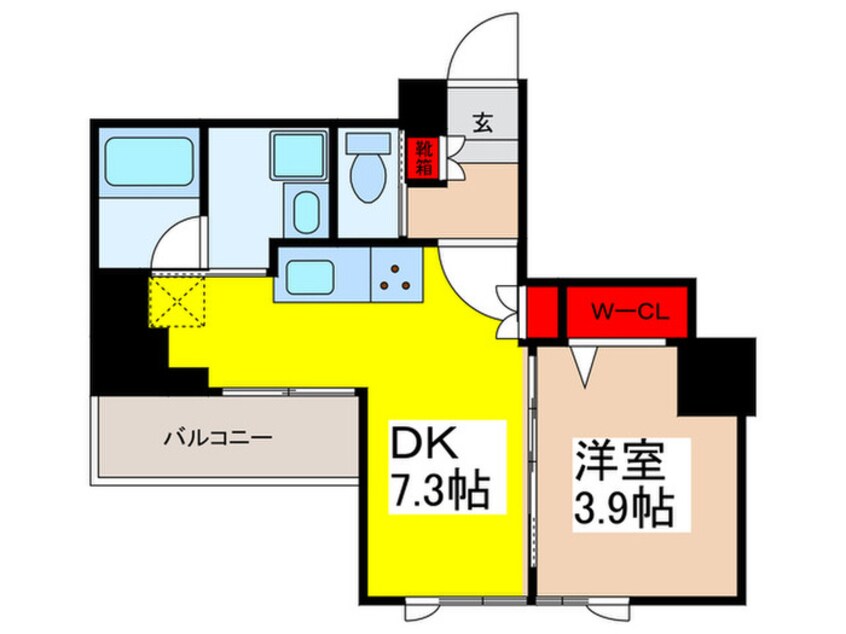間取図 ジオエント秋葉原