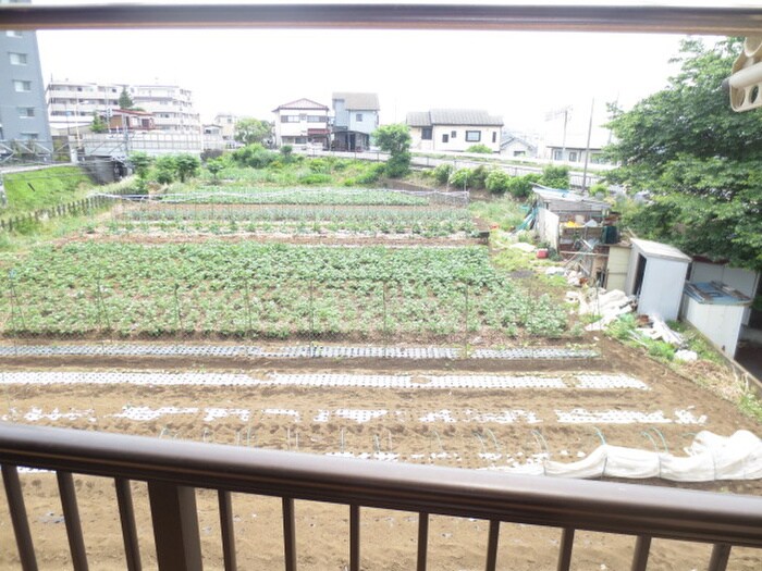 室内からの展望 コ－ポヒル所沢１号館