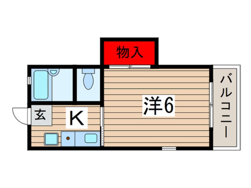 間取図 シャトル・Ｕ