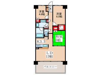 間取図 ポレスター昭島（１１０）