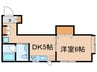 エトワール目白 1DKの間取り