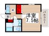 リブレア馬橋 1Kの間取り