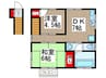 セブンハウス 2DKの間取り