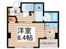 パルコ－ト 1Rの間取り