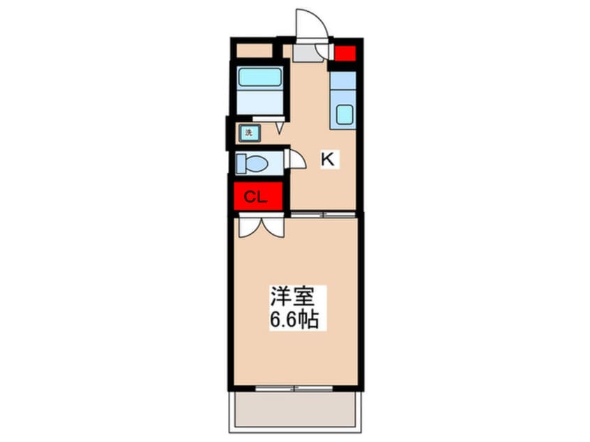 間取図 スカイパレスアポロン
