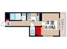 ドルフクレセント六番館 1Kの間取り