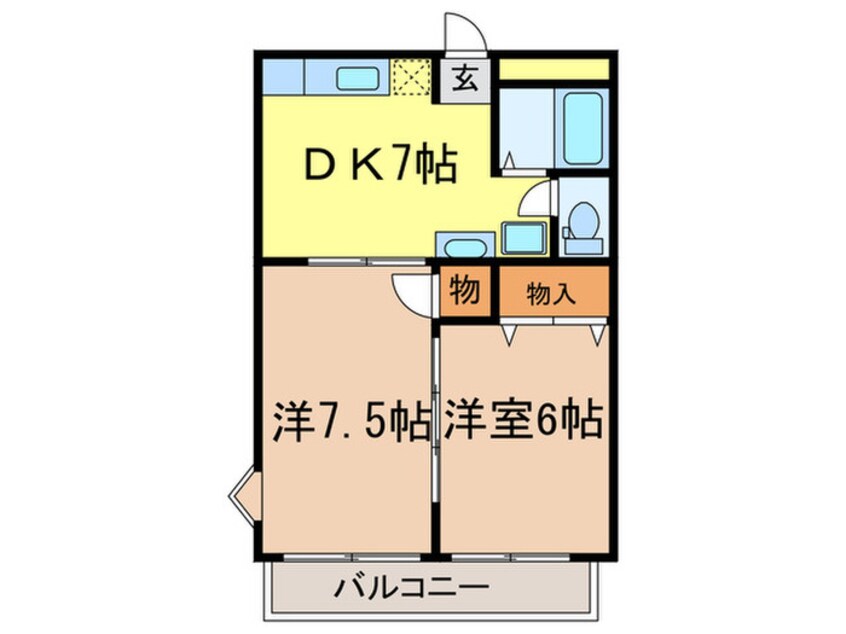 間取図 ジョリ－パレス